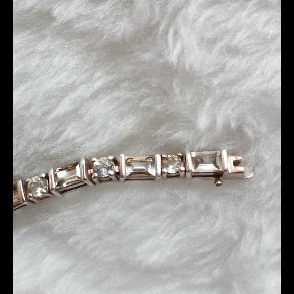 Sterling CZ Bracelet - Picture 6 of 16